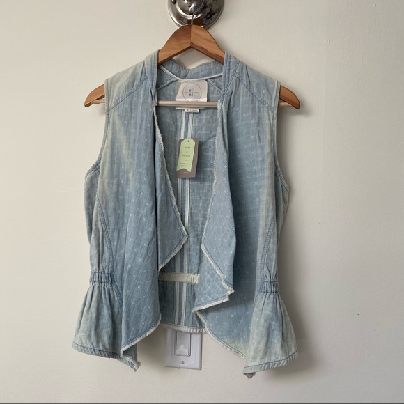 Anthropologie Jackets & Blazers - HEI HEI by Anthropologie denim vest